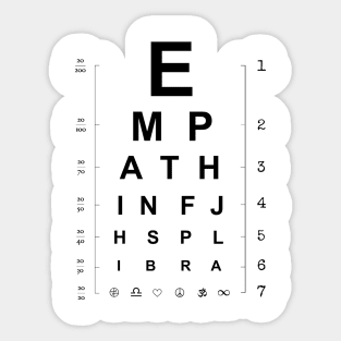 Empath INFJ HSP Libra Sticker